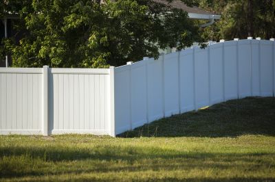 Vinyl Fence with Decorative Elements